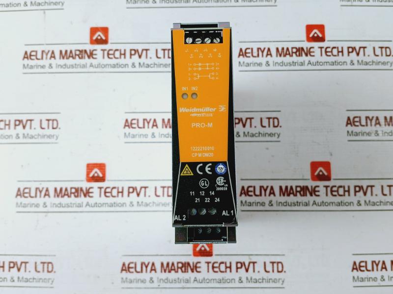 Weidmuller Cp M Dm20 Din-rail Power Supply Pro-m 1222210010 24V/ 18-30V