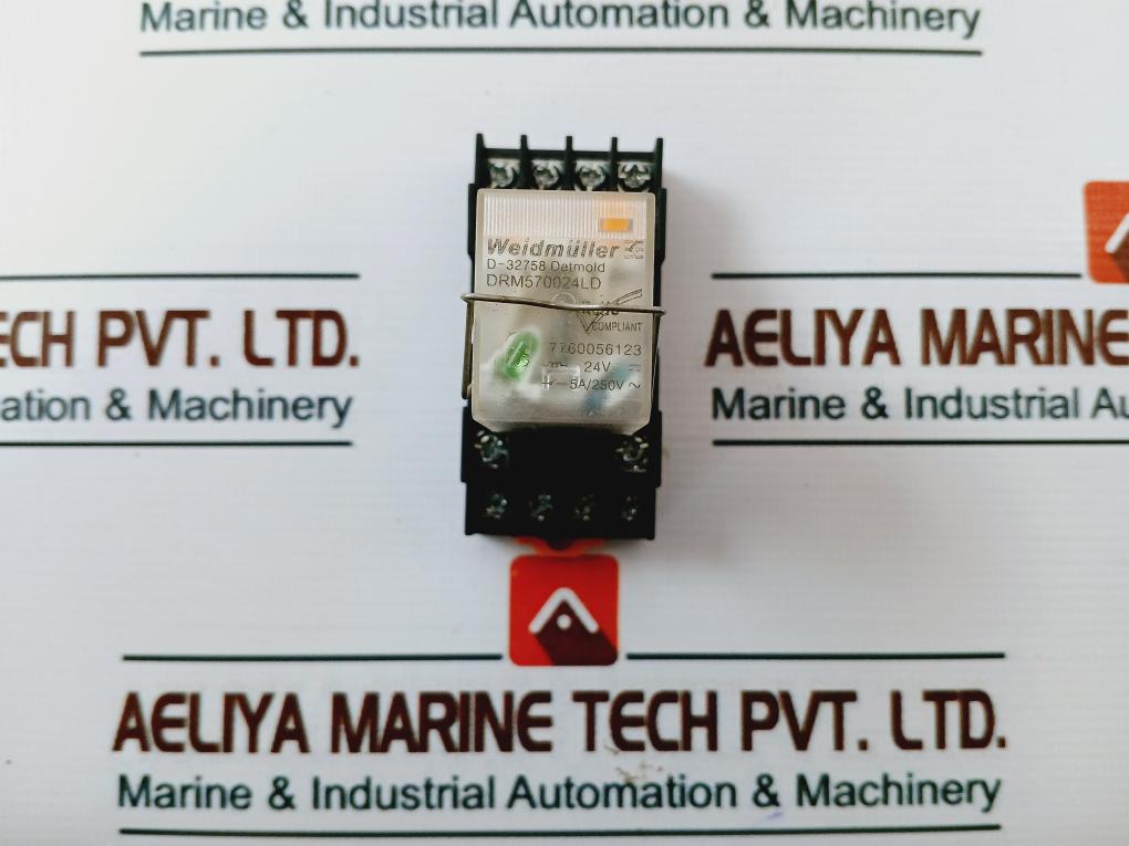Weidmuller Drm570024Ld Relay With Base