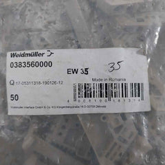 Weidmuller End Bracket 0383560000 1 Packet (50 Pcs)