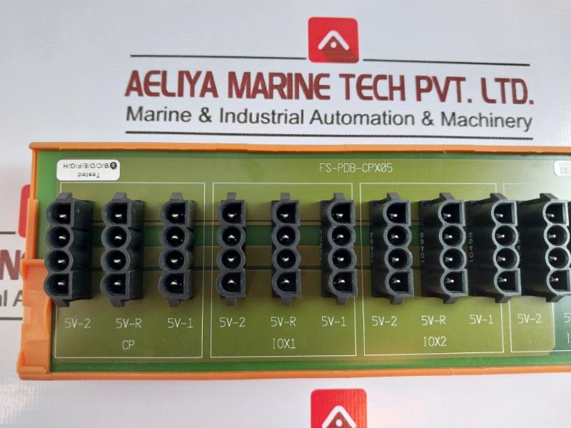 Weidmuller Fs-pdb-cpx05 Terminal Board 5V-2 5V-r 5V-1 1170607-6111042336