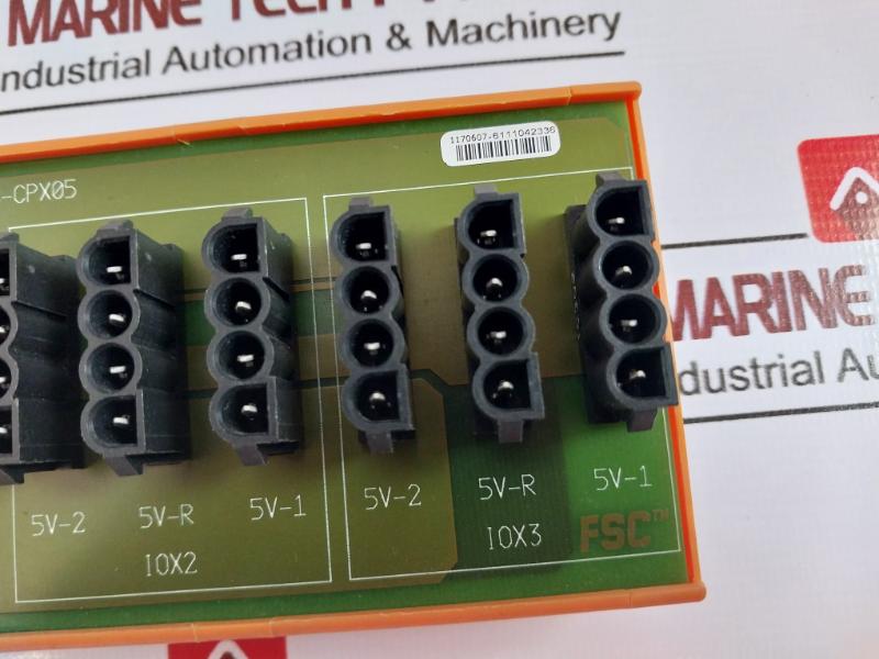 Weidmuller Fs-pdb-cpx05 Terminal Board 5V-2 5V-r 5V-1 1170607-6111042336