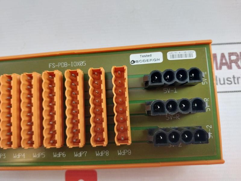 Weidmuller Fs-pdb-iox05 Power Distribution Board Extension I/O Cabinet