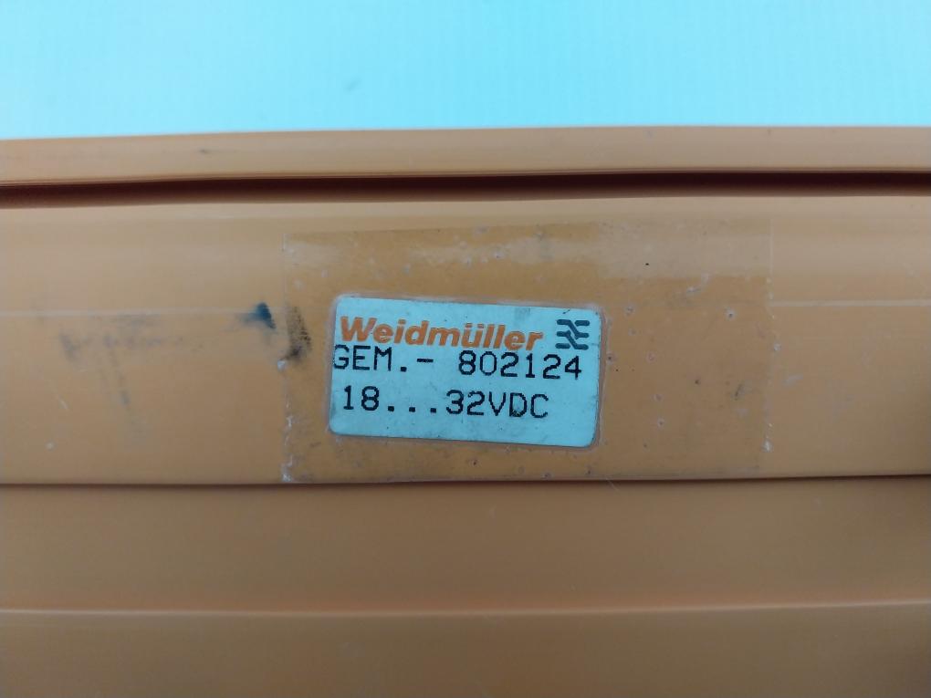 Weidmuller Gem.-802124 Digital Input Extension Module 18-32V Dc