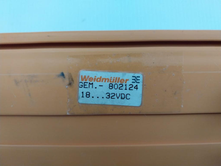 Weidmuller Gem.-802124 Digital Input Extension Module 18-32V Dc