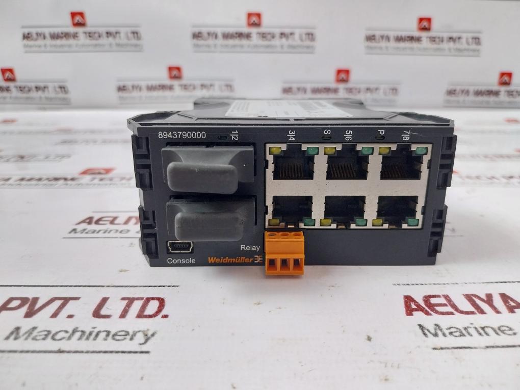 Weidmuller Ie-sw6/2Sc-1300-m-wave Managed Switch 8943790000 Ver 6.0.1 Class 2