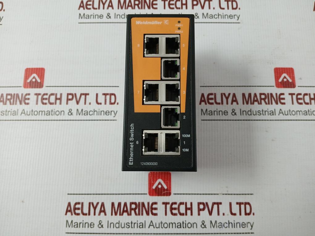 Weidmuller Input-12/24/48Vdc 1240900000 Ethernet Switch 3093001000104