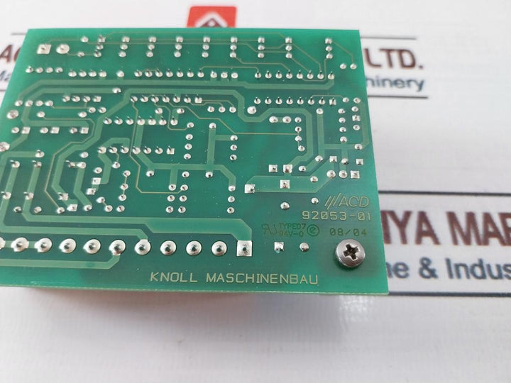 Weidmuller Knoll Bcd R008 Connector Board 19412307