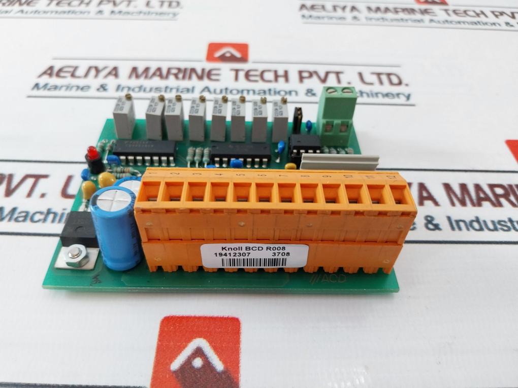 Weidmuller Knoll Bcd R008 Connector Board 19412307
