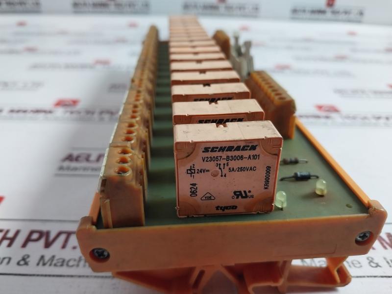 Weidmuller Ls 405402-0 Din Rail 16 Channel Relay Module 26163 E216161 94v0