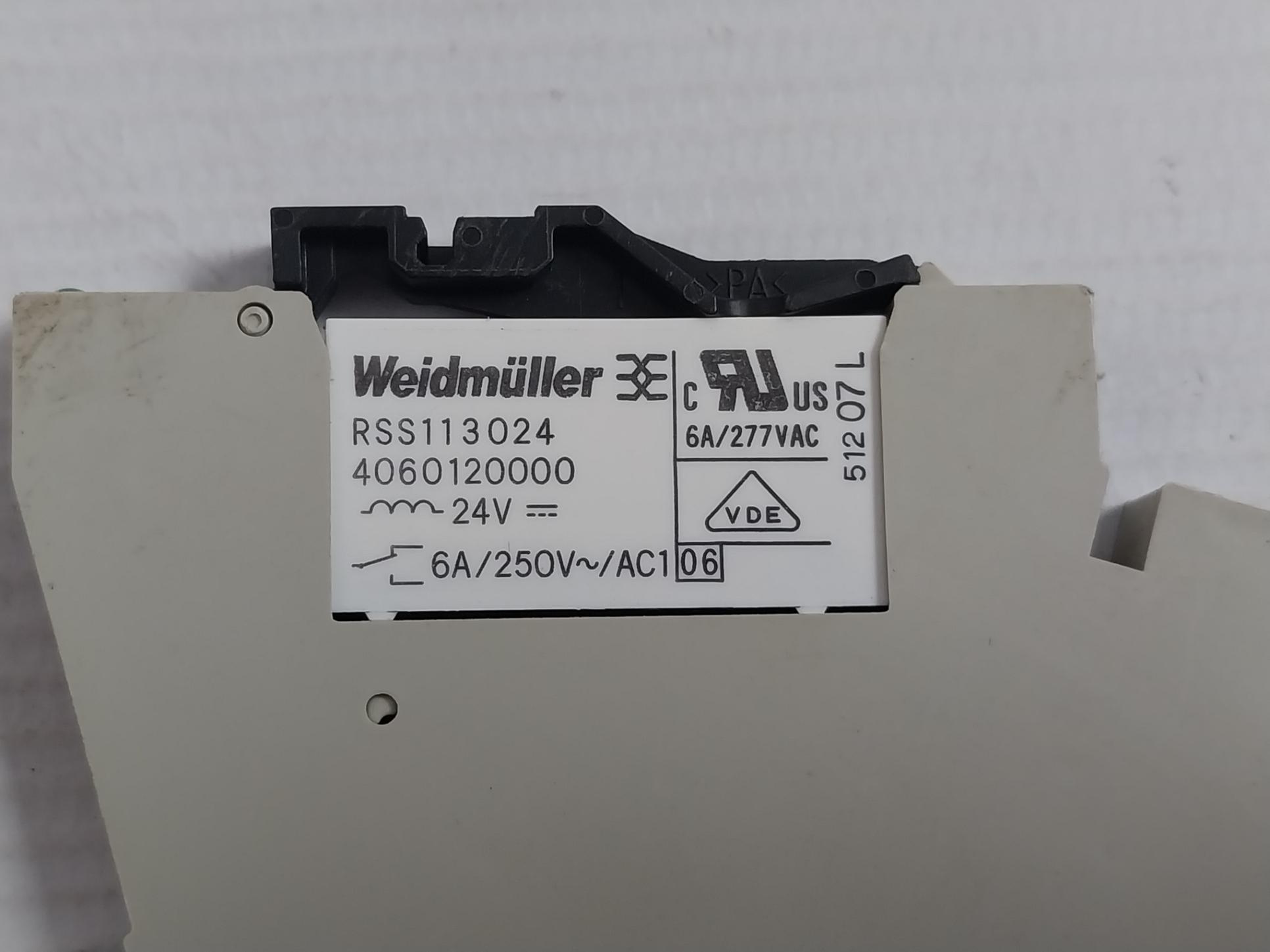 Weidmuller Mrs 120Vuc 1Co Relay Module