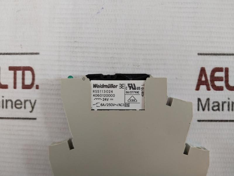Weidmuller Mrs 24Vdc 1Co Relay Module 8533640000 Rss113024 4060120000 6A/277Vac