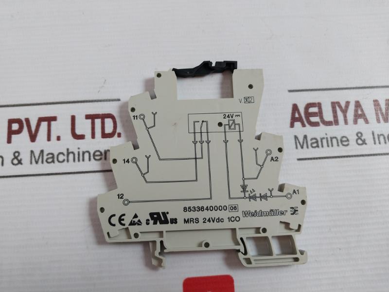 Weidmuller Mrs 24Vdc 1Co Relay Module 8533640000 V. X 2/1