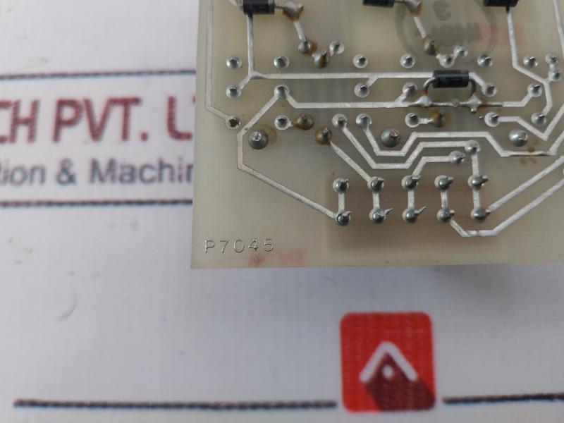 Weidmuller P7045 Shutdown Pc Board Schrack 10A/250Vac 3 Relay Module 5A