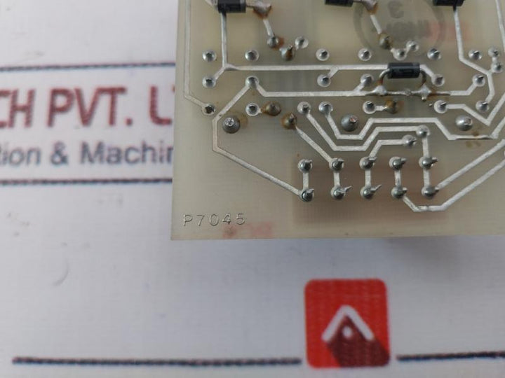 Weidmuller P7045 Shutdown Pc Board Schrack 10A/250Vac 3 Relay Module 5A