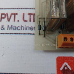 Weidmuller P7045 Shutdown Pc Board Schrack 10A/250Vac 3 Relay Module 5A