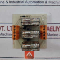 Weidmuller P7045 Shutdown Pc Board Schrack 10A/250Vac 3 Relay Module 5A