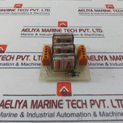Weidmuller P7045 Shutdown Pc Board Schrack 10A/250Vac 3 Relay Module 5A