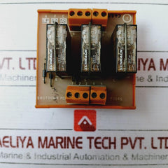 Weidmuller P7045 Shutdown Pc Board Schrack 10a/250vac 3 Relays Module