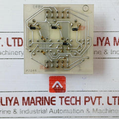 Weidmuller P7045 Shutdown Pc Board Schrack 10a/250vac 3 Relays Module