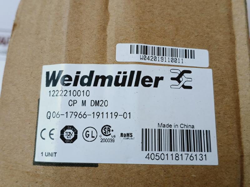 Weidmuller Pro-m Cp M Dm20 Din-rail Power Supply 1222210010 24Vdc/18-30Vdc