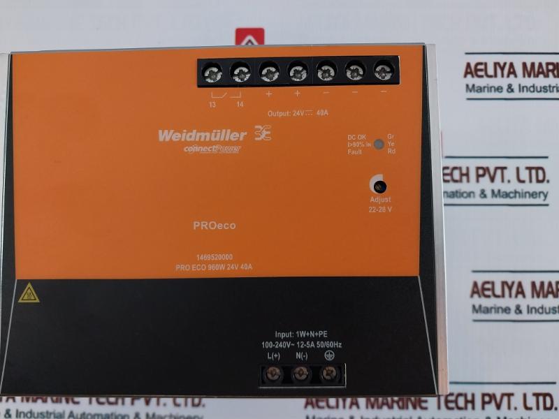 Weidmuller Pro Eco 960w 24v 40a Power Supply 4050118275704