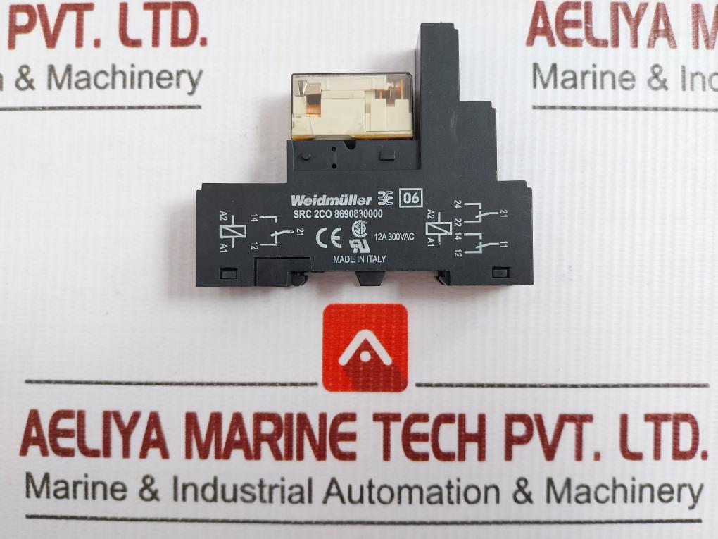 Weidmuller Relay With Socket 24 Vdc Assembly Src 2Co 8690830000
