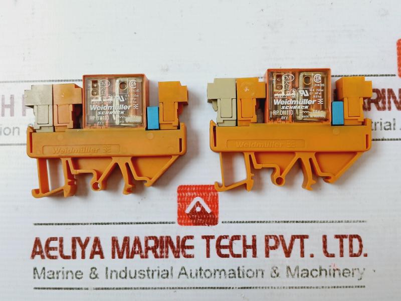 Weidmuller Rp 011110 Rack Mount Relay With Base 240Vac 110V