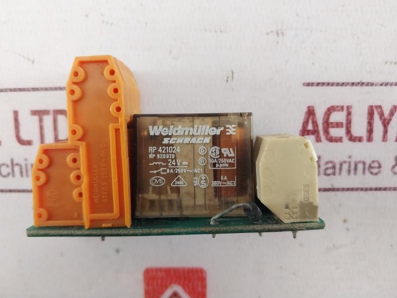 Weidmuller Rp 421024 Relay Module 10A/250Vac 250V-gr.C 414180