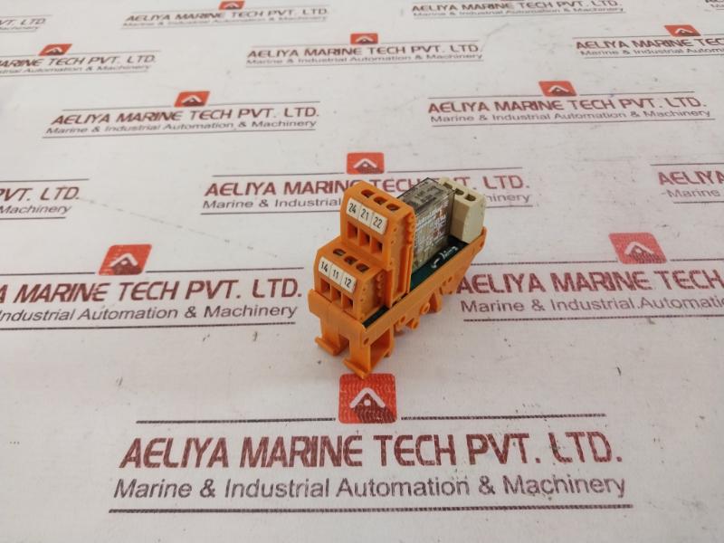 Weidmuller Rp 421024 Relay Module 10A/250Vac 940612 8A/250V-/Ac1