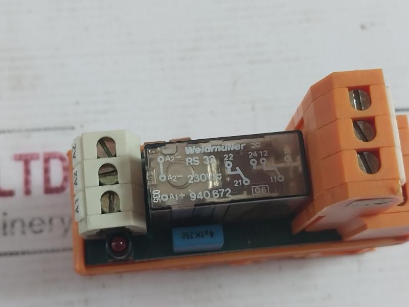 Weidmuller Rp 421110 Relay Module 8A/250V/Ac1 10A/250Vac Gsed5