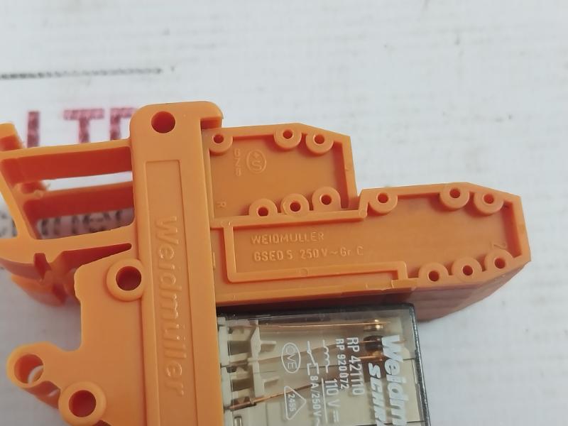 Weidmuller Rp 421110 Relay Module 8A/250V/Ac1 10A/250Vac Gsed5