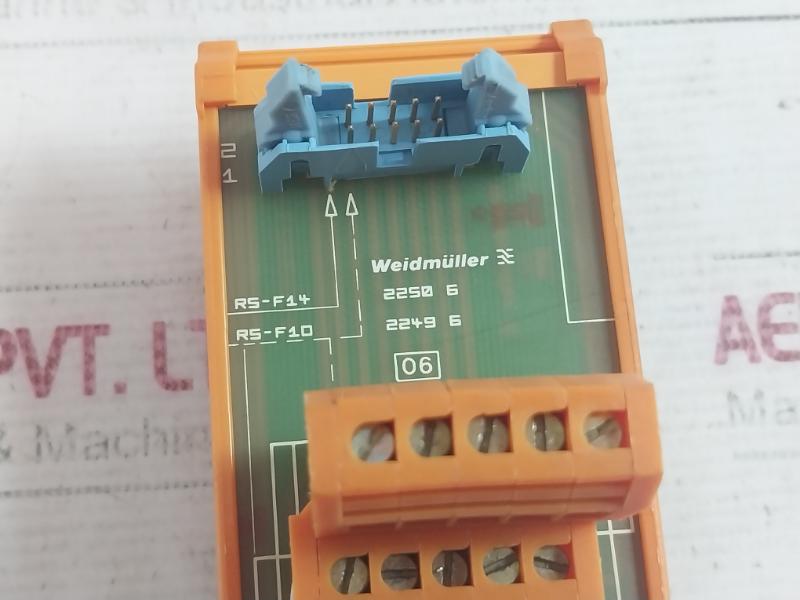 Weidmuller Rs-f14 Interface Module 2250 6/2249 6 250V-gr.C
