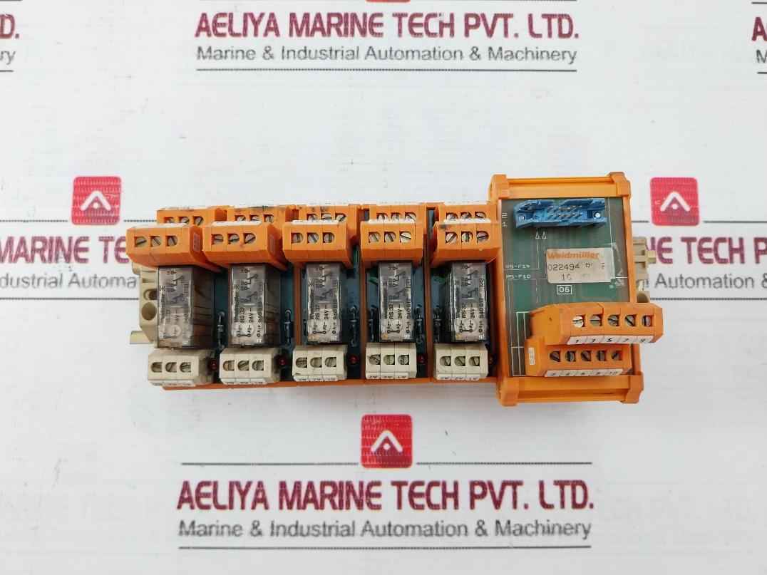 Weidmuller Rs-f14 Terminal Interface Relay Module Rs-f10 022494 24V 10A/250Vac