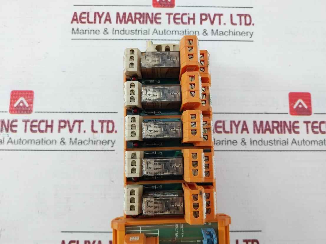 Weidmuller Rs-f14 Terminal Interface Relay Module Rs-f10 022494 24V 10A/250Vac