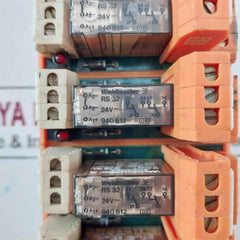Weidmuller Rs-f14 Terminal Interface Relay Module Rs-f10 022494 24V 10A/250Vac