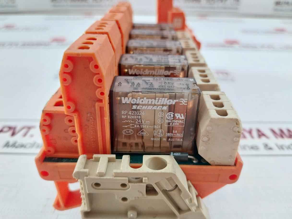 Weidmuller Rs-f14 Terminal Interface Relay Module Rs-f10 022494 24V 10A/250Vac