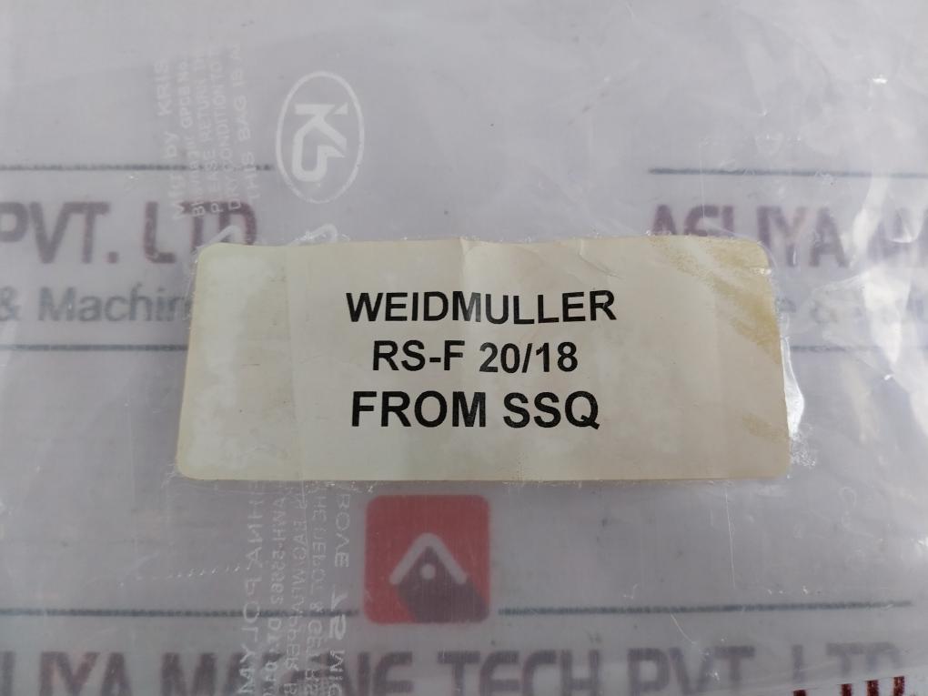 Weidmuller Rs-f 20/18 Connector