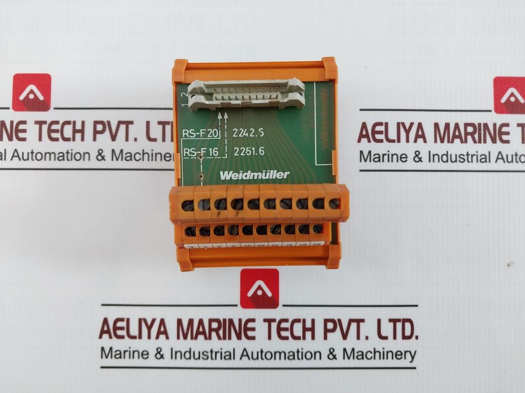 Weidmuller Rs-f 20 2242.6 Interface Plug In Connector 20 Pole 250V