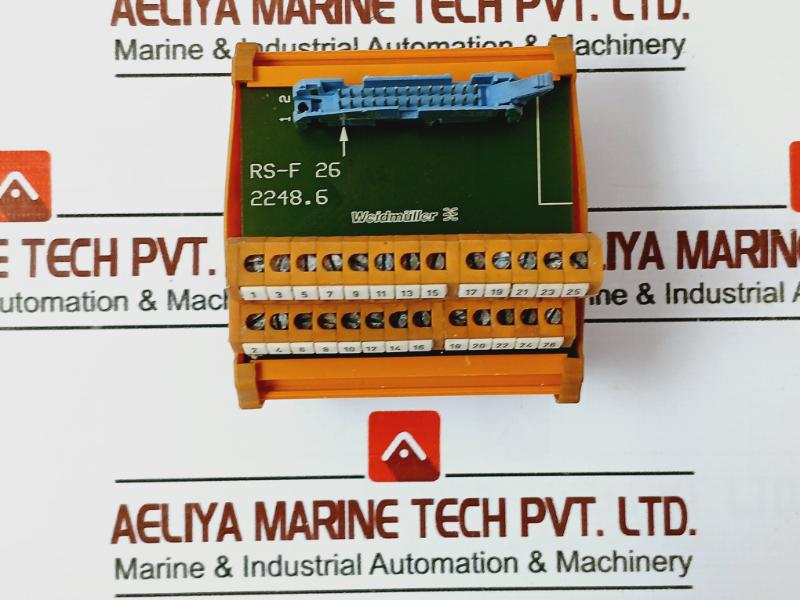 Weidmuller RS-F 26 Interface Module 412854-6 2248.6