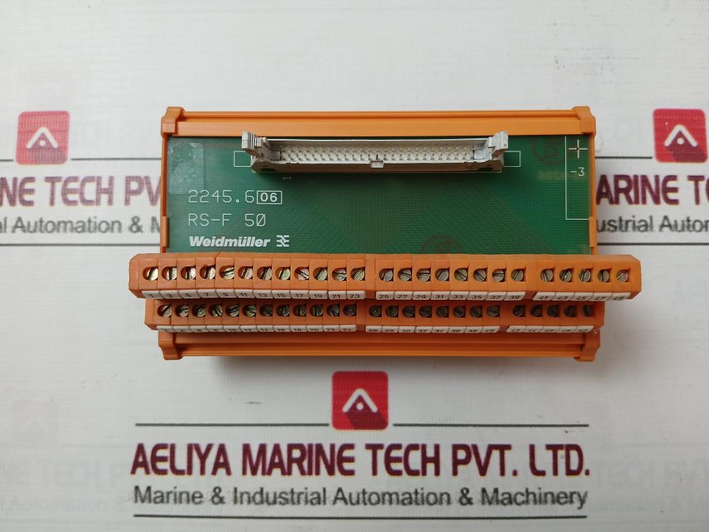 Weidmuller Rs-f 50 Terminal Board 2245.6 06