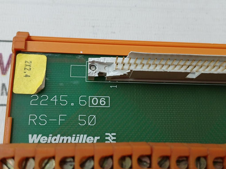Weidmuller Rs-f 50 Terminal Board 412832-3