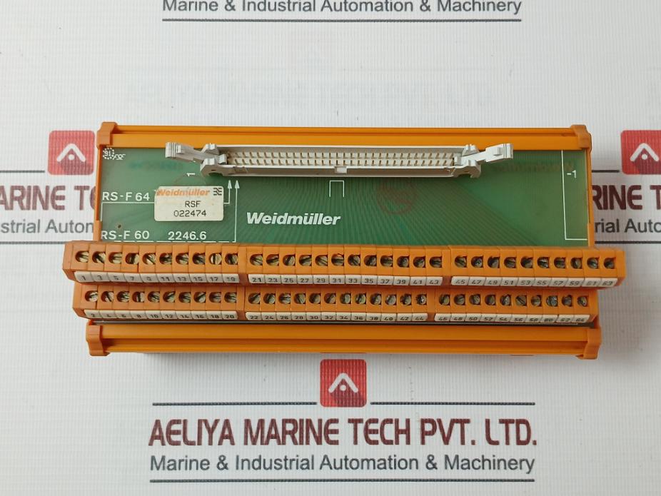Weidmuller Rs-f 60 2246.6 Interface Terminal Board Module 250V