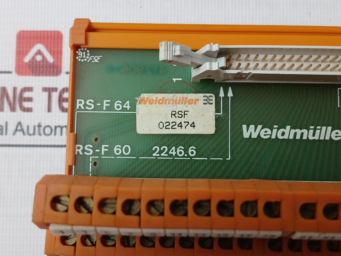 Weidmuller Rs-f 60 2246.6 Interface Terminal Board Module 250V