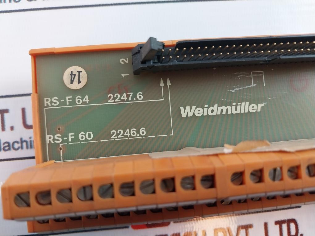 Weidmuller Rs-f 64 2247.6 Interface Terminal Block