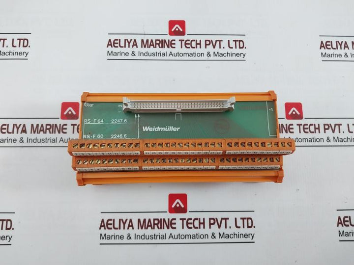 Weidmuller Rs-f 64 2247.6 Interface Terminal Board Module Rs-f 60 2246.6