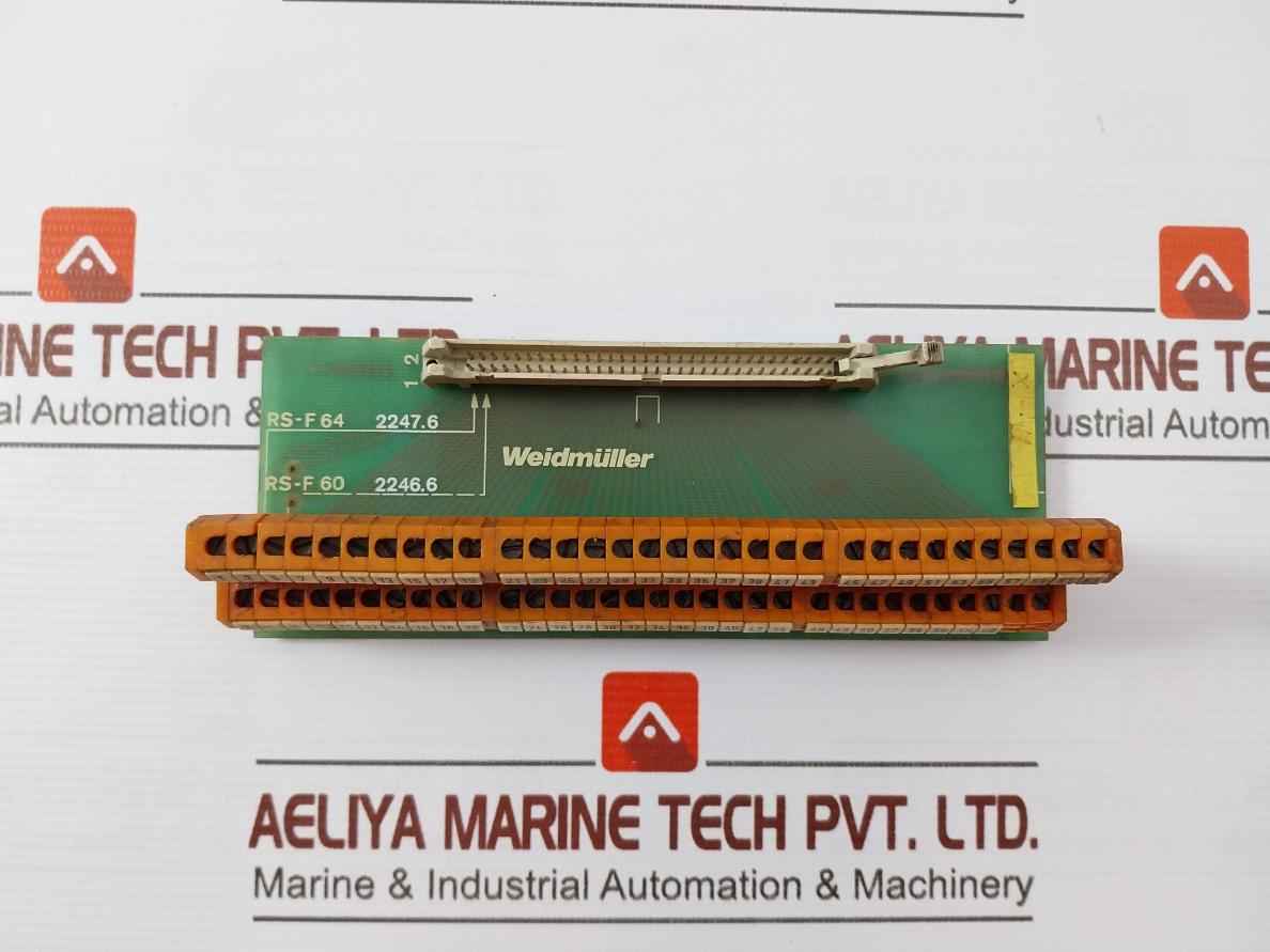 Weidmuller Rs-f 64 2247.6 Interface Terminal Module 412906-2