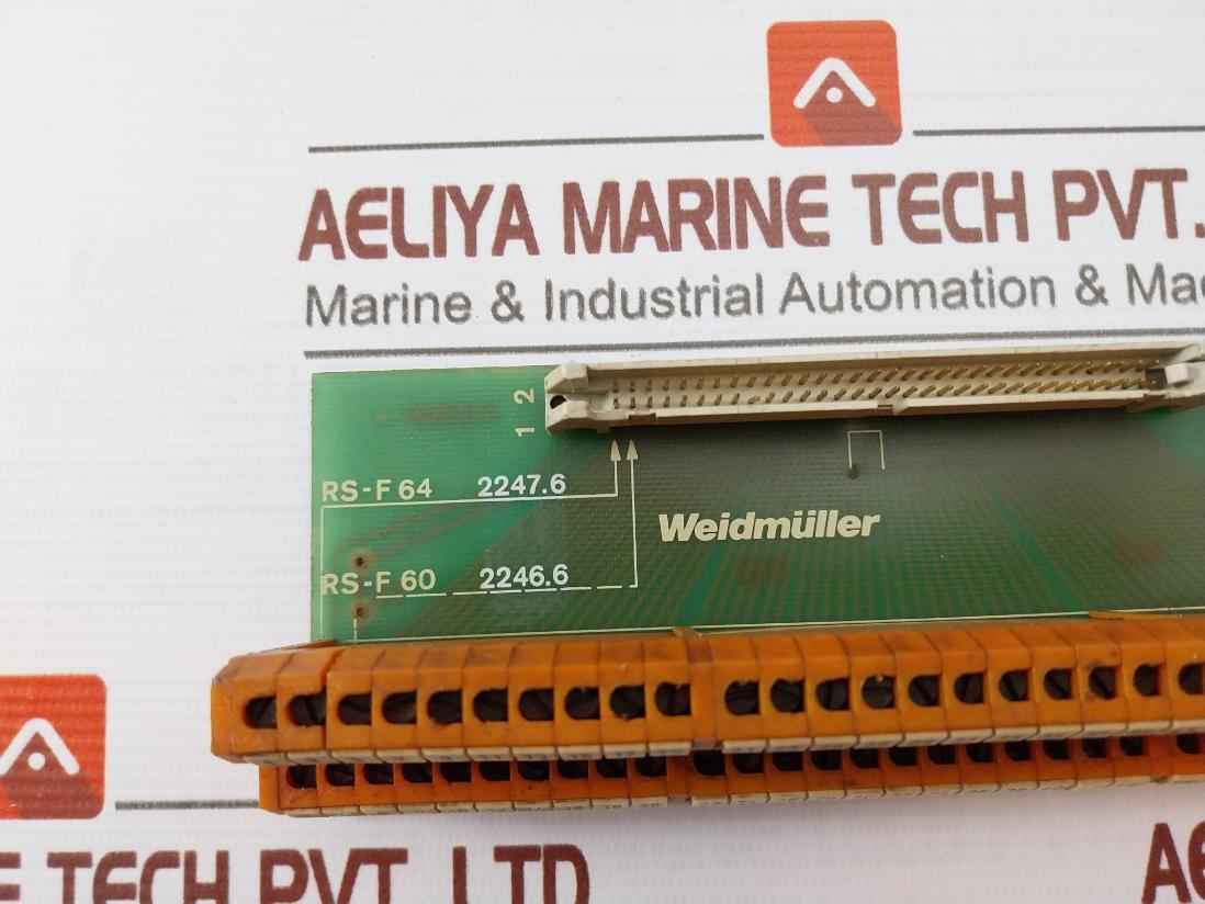 Weidmuller Rs-f 64 2247.6 Interface Terminal Module 412906-2