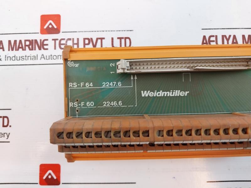 Weidmuller Rs-f 64 2247.6 Terminal Block Module Rs-f 60 2246.6