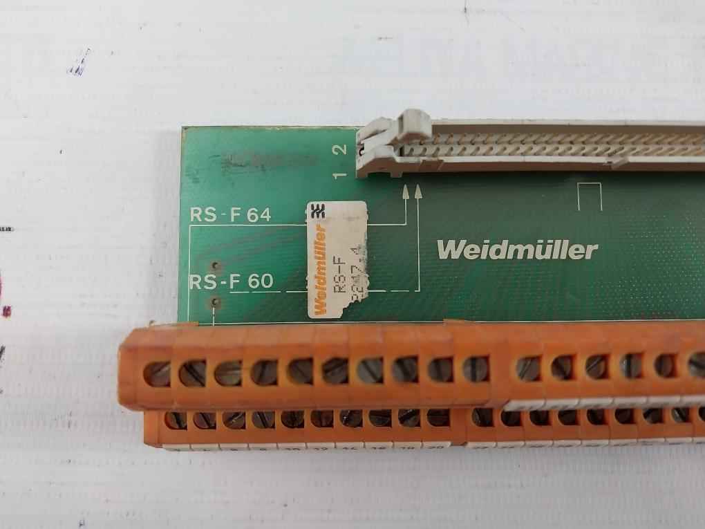 Weidmuller Rs-f 64 Interface Module 250V Ac 412906-2