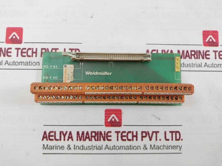 Weidmuller Rs-f 64 Interface Module 250V Ac 412906-2